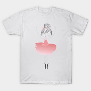 Little dancing ballerina sketch T-Shirt